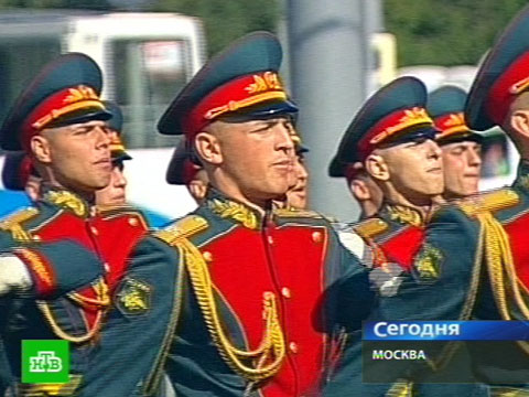 Элита российской армии отмечает праздник