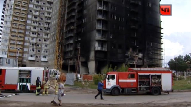 Крупный пожар на западе столицы произошел из-за халатности строителей