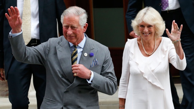 Новорожденного наследника трона посетил отец принца Уильяма с супругой