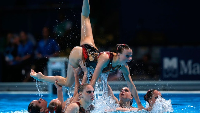 Сборная России по синхронному плаванию выиграла ЧМ в Барселоне
