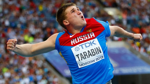 Копьеметатель Тарабин в последний момент взял медаль ЧМ в Москве