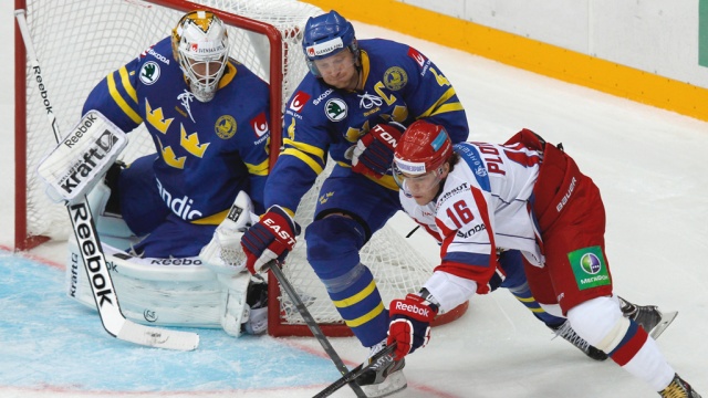 Россия разделалась с Швецией в матче Еврохоккейтура