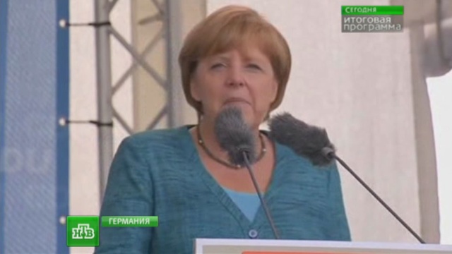 Партия Меркель выходит в лидеры на выборах в Германии