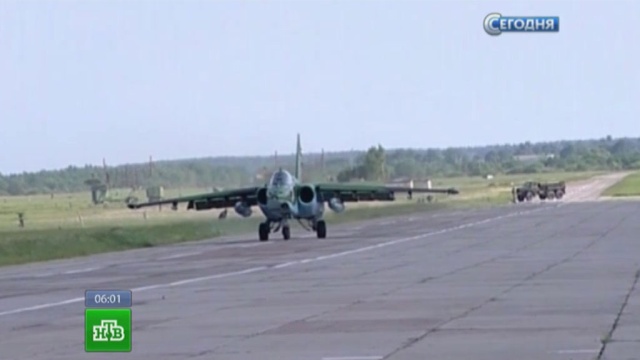 Минобороны: причиной крушения Су-25 стала нештатная ситуация