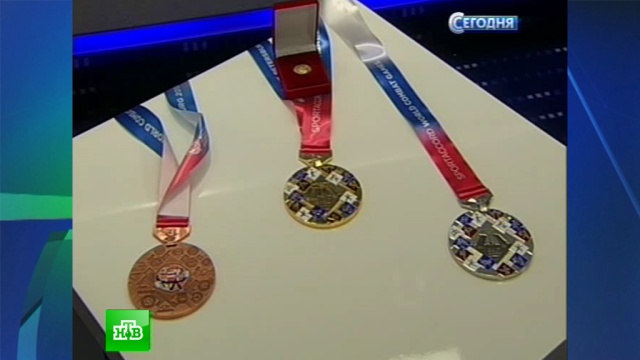 Чемпионы примерили медали Всемирных игр боевых искусств