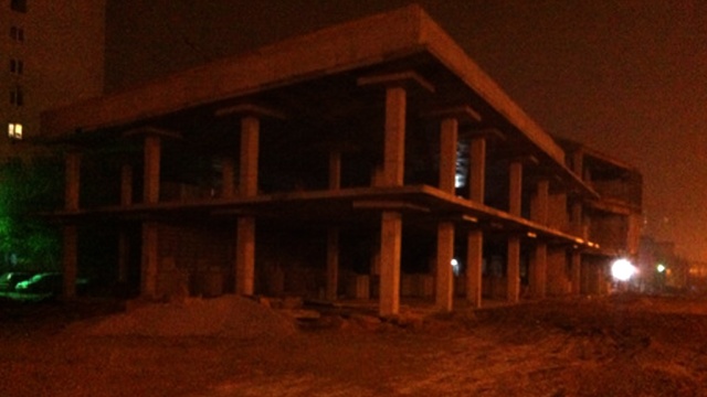 В Екатеринбурге обрушилось здание строящегося торгового центра