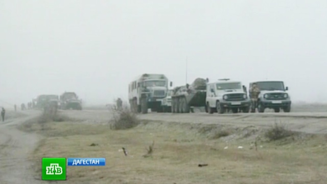 В Дагестане подорвали полицейский КамАЗ