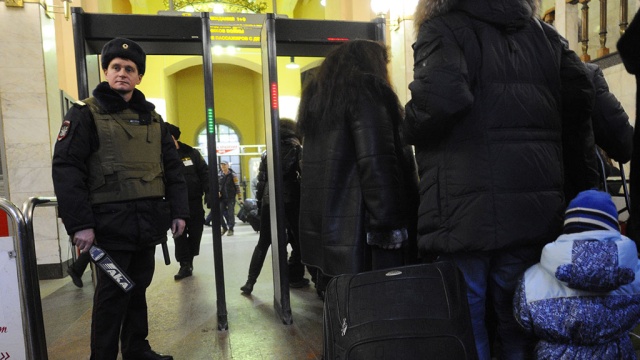 Полиция не смогла найти бомбу на Курском вокзале