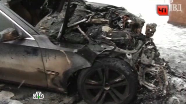 В центре Первоуральска сгорел BMW за 2 млн рублей