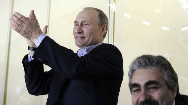 Путину понравилась игра российских хоккеистов, несмотря на поражение