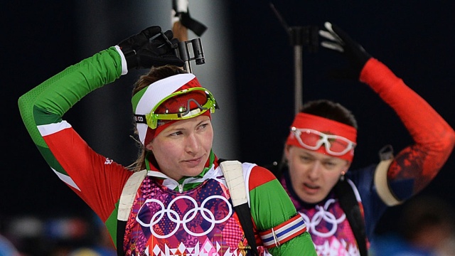Дарья Домрачева выиграла третье золото в Сочи