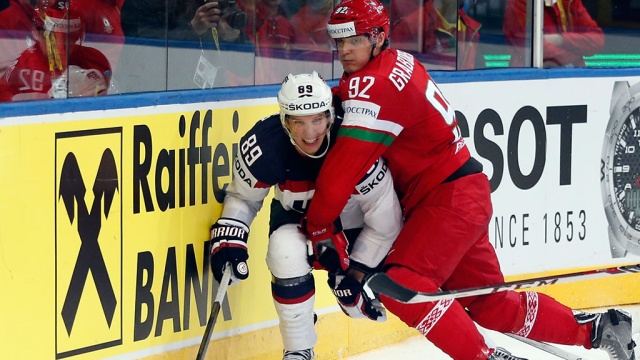 Сборная США разгромила белорусов на старте ЧМ по хоккею