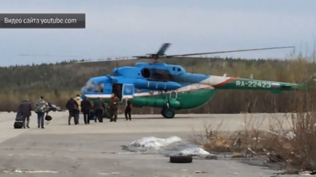 Подготовку к последнему полету рухнувшего в Мурманской области Ми-8 сняли на видео