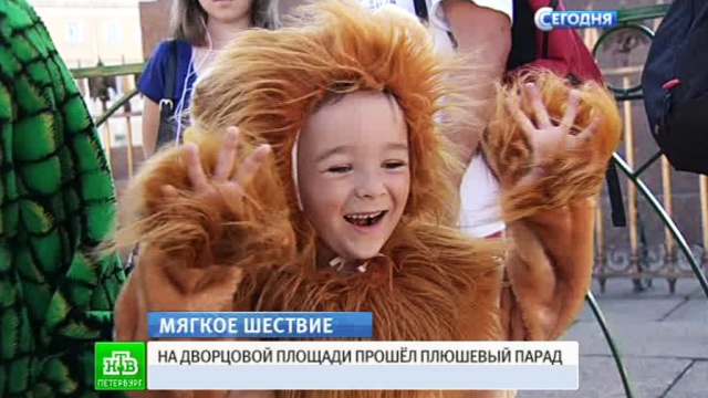 Петербуржцы устроили плюшевое шествие