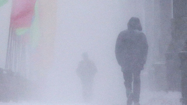 Семь человек на снегоходах пропали во время метели под Архангельском