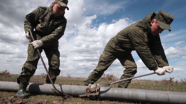 Российские военные достроили трубопровод для снабжения Крыма пресной водой