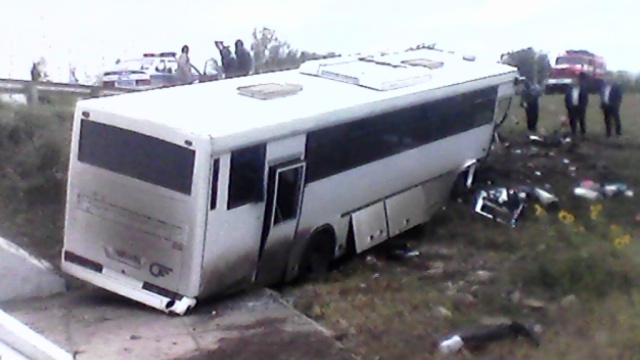В ДТП с автобусом в Самарской области пострадали 22 человека