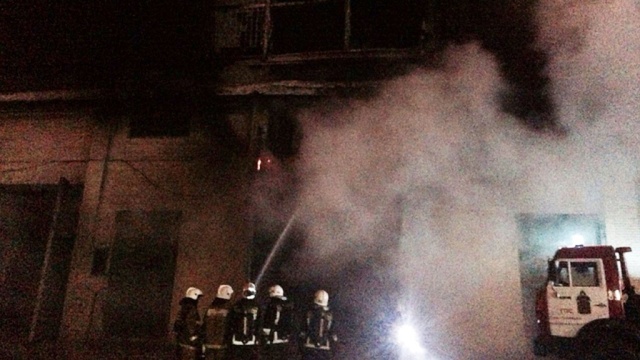 В Петербурге потушили пожар на территории Кировского завода