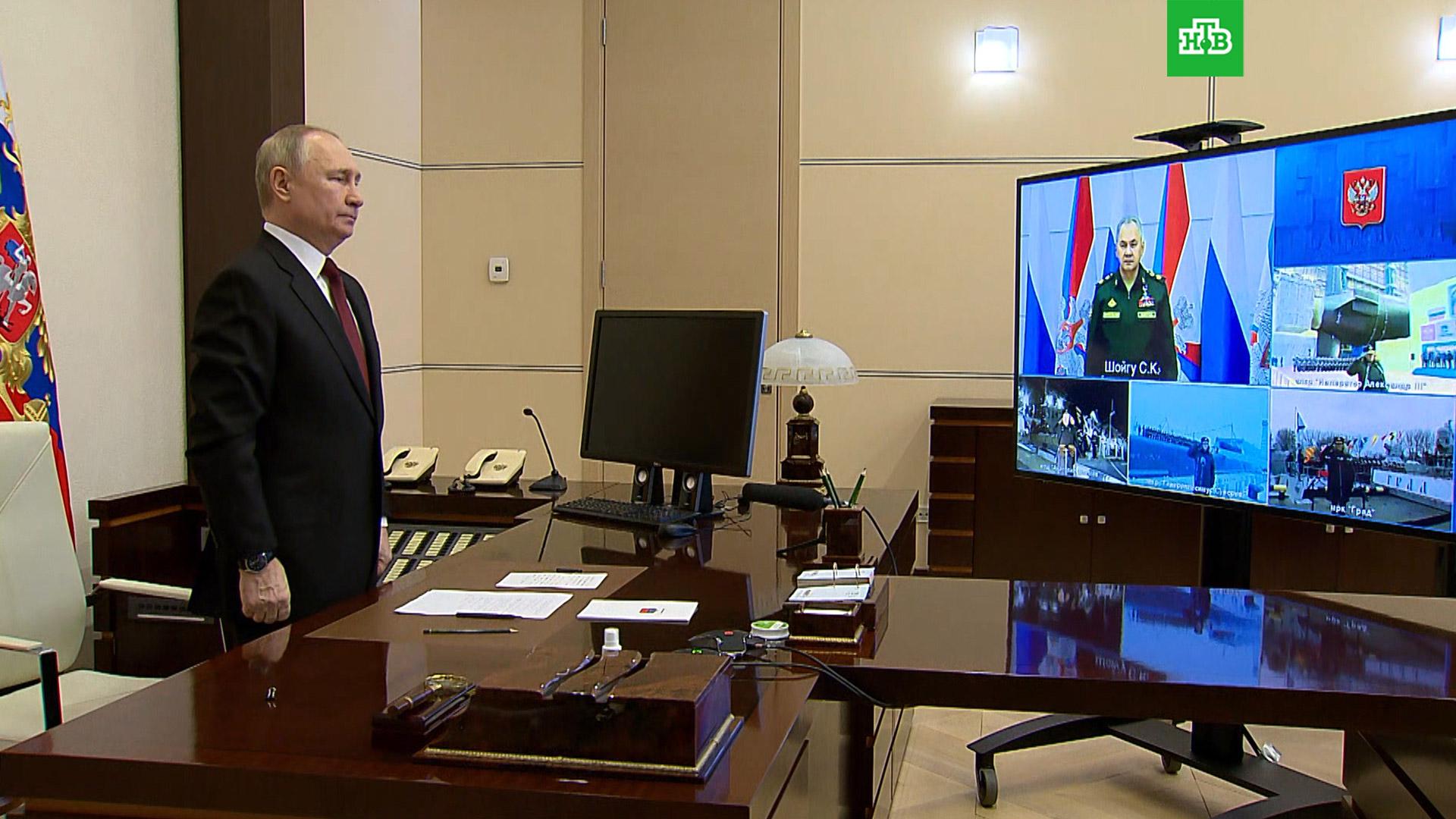 Путин дал старт спуску подводного крейсера «Император Александр III» // НТВ.Ru